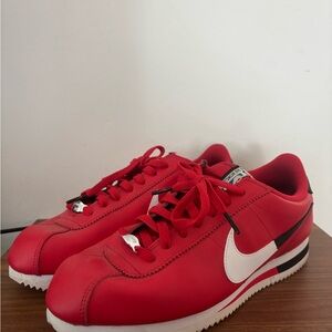 Nike Cortez Red and White Classic Sneakers